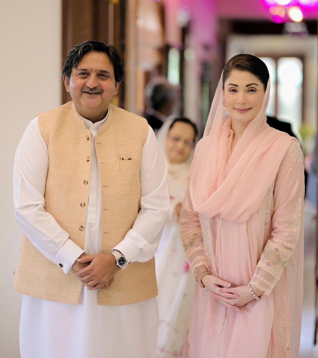 HamzaPML_N's tweet photo. چیف منسٹر پنجاب مریم نواز اور سپیکر پنجاب اسمبلی ملک محمد احمد خان صاحب کی ملاقات 💚💚💚 https://t.co/wfSBxq1MrK