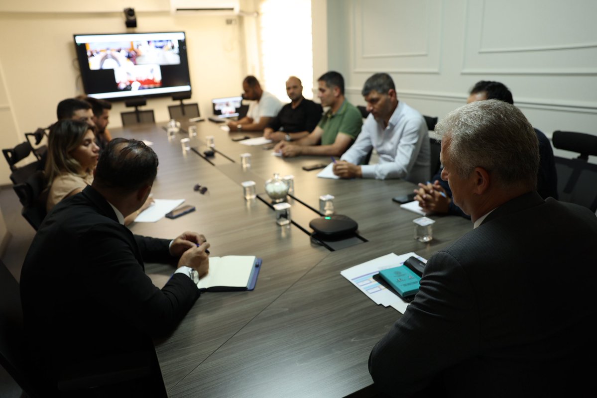 MusKYGM's tweet photo. Gençlik ve Spor Bakan Yardımcımız Sn. Prof. Dr. Yunus Ersöz başkanlığında, video konferans yöntemiyle dönem sonu “Değerlendirme ve İstişare Toplantısı” gerçekleştirildi.
Toplantıya; İl Müdürümüz Yusuf Kılıç, Yurt Hizmetleri Md. ile Yurt ve Şube Md. katılım sağladı.
@OA_BAK https://t.co/B89hslQkcM
