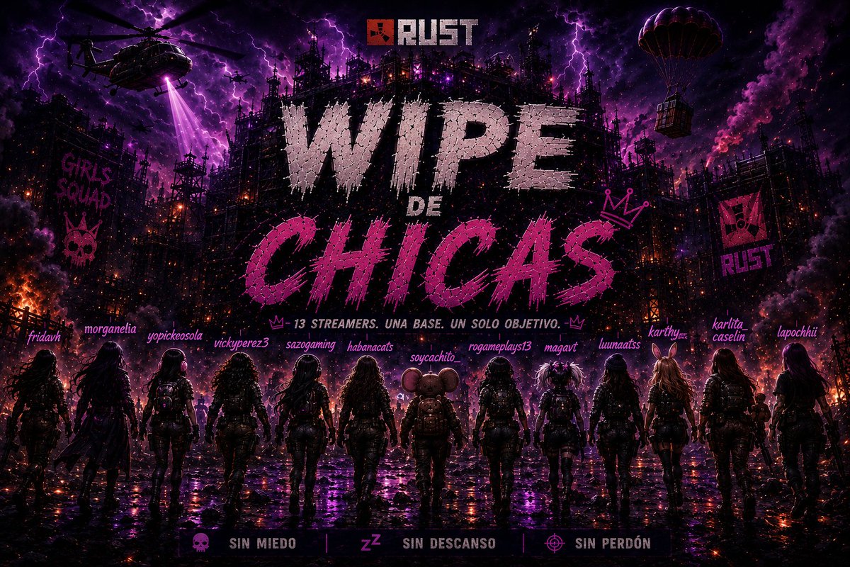 Habanacatss's tweet photo. Que triste seria el mundo sin mujeres 😍 pues mañana nos juntamos 13 rusteras cada una es mundo no te lo pierdas 😘 @playrust https://t.co/yNkwxg6OIt