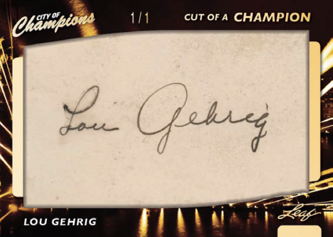 BlowoutBuzz's tweet photo. First Buzz: 2026 Leaf City of Champions sports cards >> https://t.co/Xj9QKOtJIM

#collect @Leaf_Cards #autographs https://t.co/fbZxWdnNeJ