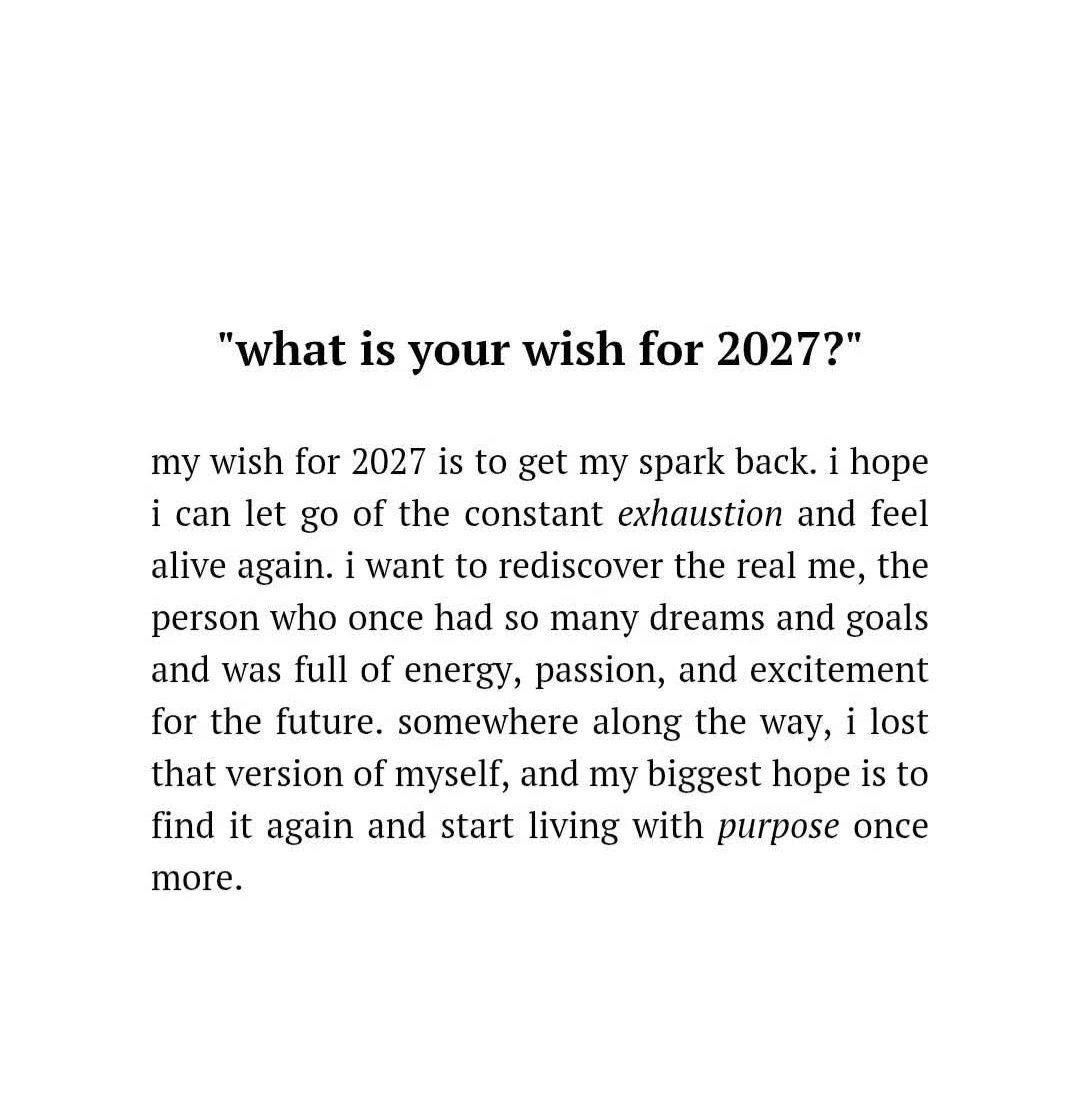 Liminal1988's tweet photo. What is your wish for 2027? https://t.co/RJgdgXTiYk
