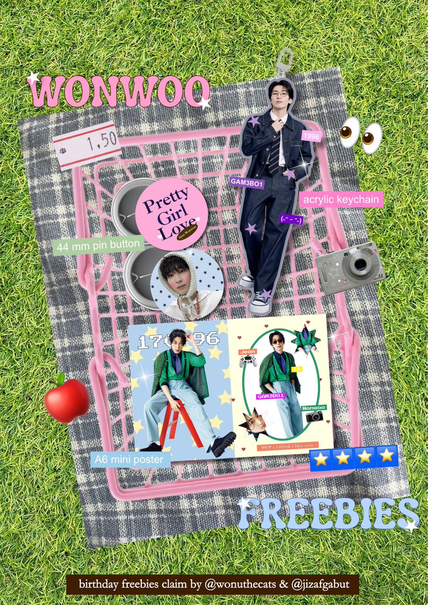 wonuthecats's tweet photo. 𝓬𝓮𝓵𝓮𝓫𝓻𝓪𝓽𝓮 𝔀𝓸𝓷𝔀𝓸𝓸 𝓫𝓲𝓻𝓽𝓱𝓭𝓪𝔂 𝓯𝓻𝓮𝓮𝓫𝓲𝓮𝓼🐈‍⬛💌

freebies by @wonuthecats &amp; @jizafgabut

𐙚 please read our t&amp;c before u get a freebies!
𐙚 link 🍊 &amp; price? tba
𐙚 do not sell / throw our freebies https://t.co/16JthPMshZ