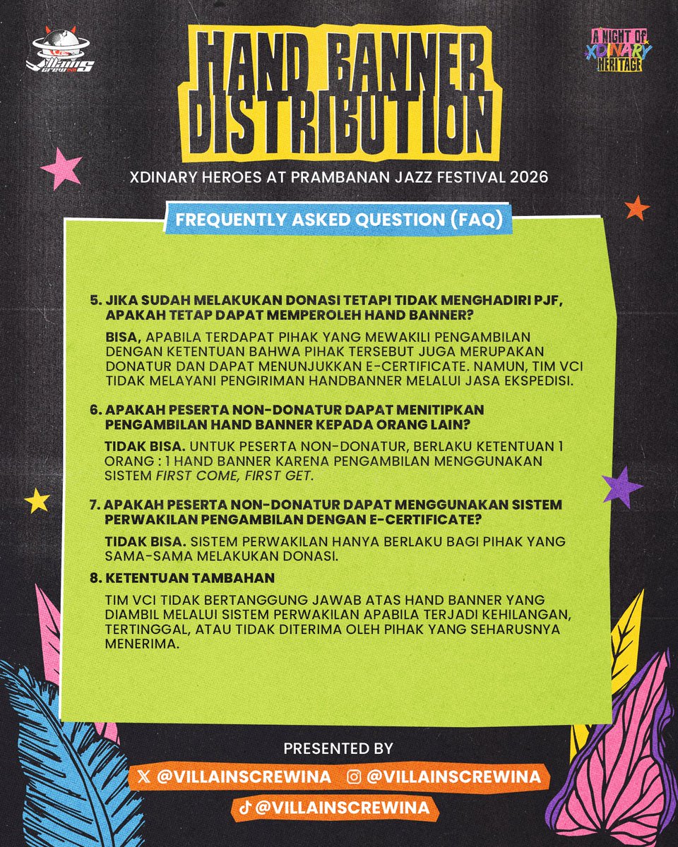 VillainsCrewINA's tweet photo. Calling all Villains! 💙

Hand banner distribution will take place on both H-1 and D-Day! Please check the schedule carefully so you don't miss it ✨

Please make sure to read the FAQ first for more details. See you at the event! 🚀 https://t.co/vsAN5AlGrO