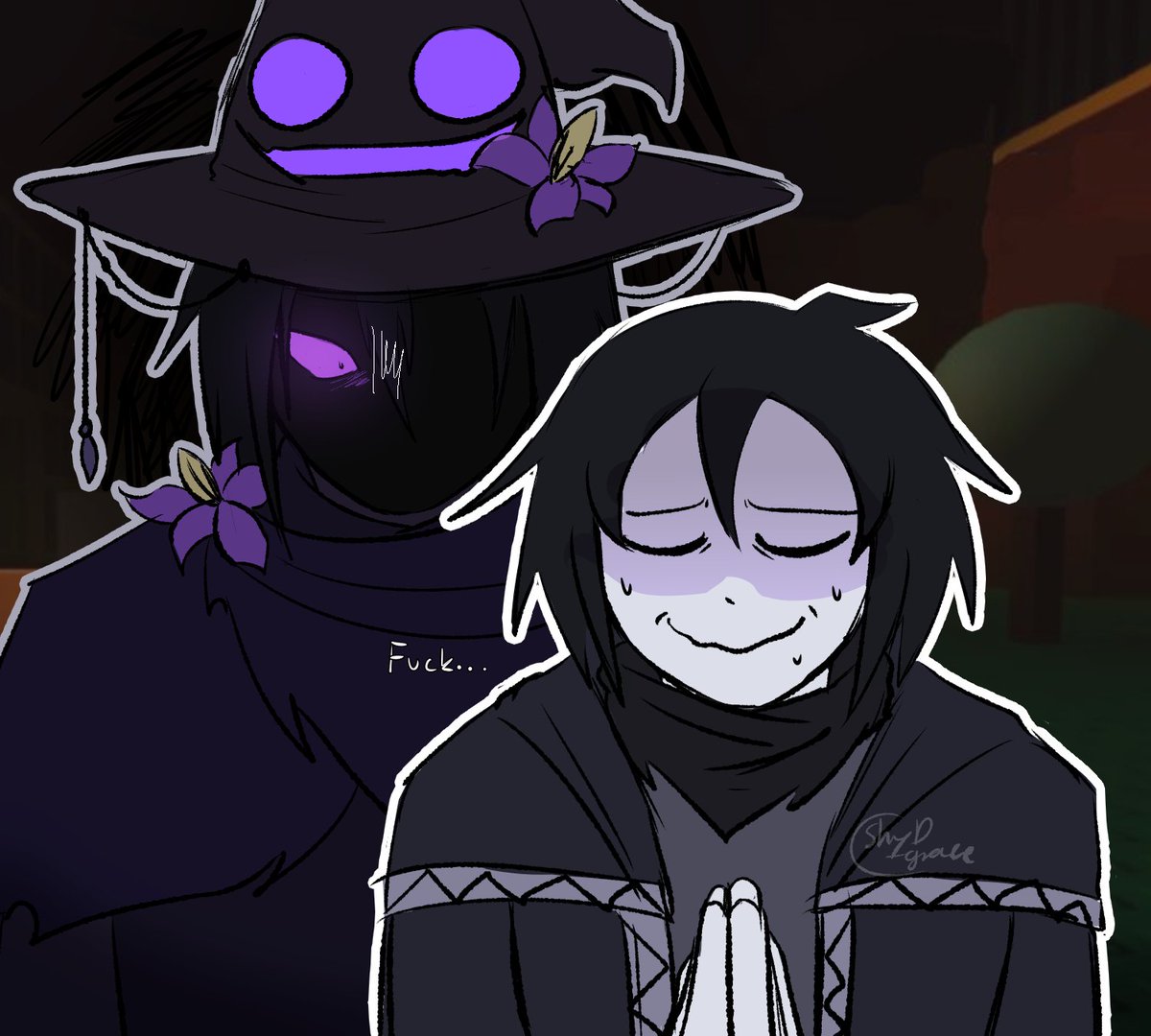 ShyD_grace's tweet photo. Enjoy my shitpost while I'm working on a comic :)
#forsaken #azuretime #azure #twotime https://t.co/hbSCtx264X
