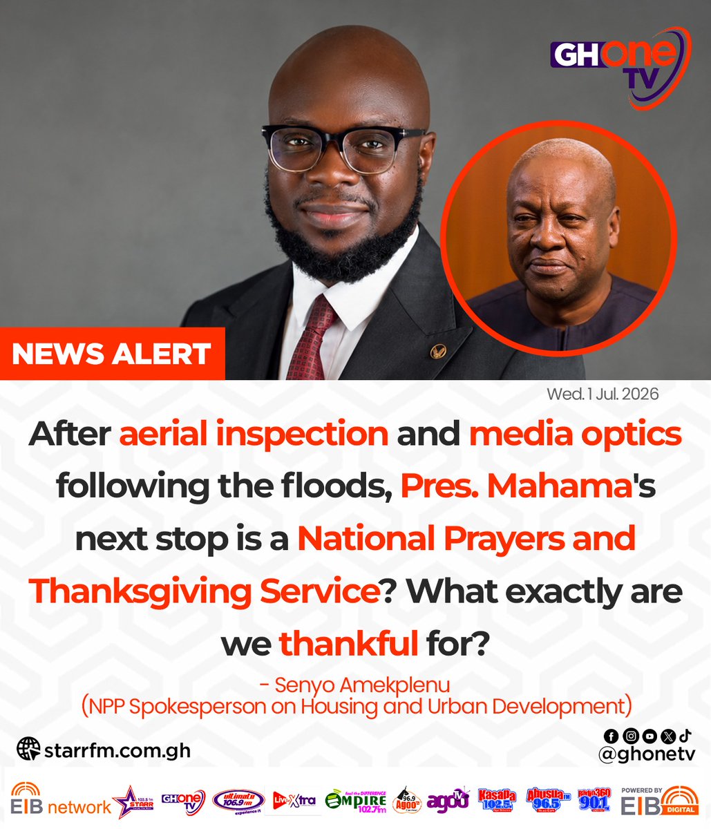 nanakgyesi1's tweet photo. We have to be serious as a country. Prayer is good but come on Mr. President @JDMahama Ghanaians are dying, and families have been displaced. We need solutions at this moment. https://t.co/45aZZGX5je