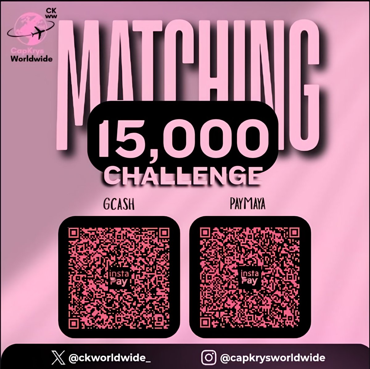 ckworldwide_'s tweet photo. 15K MATCHING CHALLENGE: A generous sponsor pledge a 15k pesos for tala’s bday if we can match it. Let’s goooo, sparCKles! 

#CKWorldwide https://t.co/bHMYI0EGTw