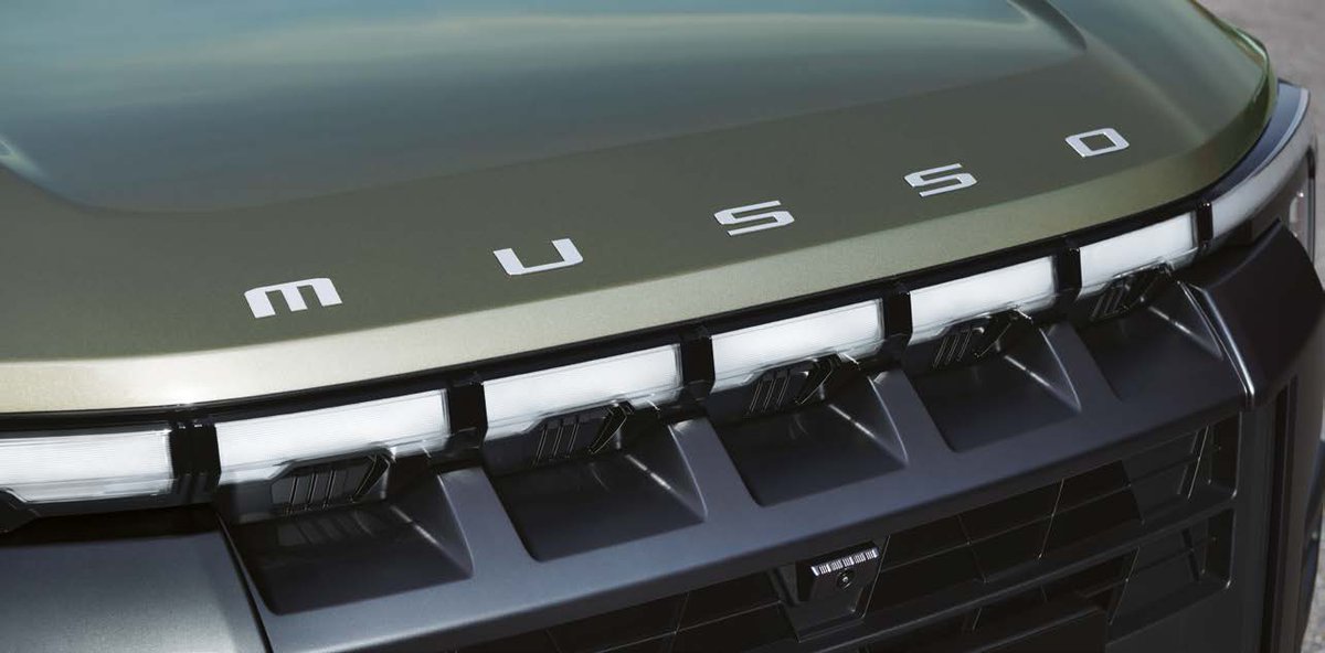 KGM_UK's tweet photo. New front-end styling. Distinctive LED lighting. A more commanding pickup stance. Meet the all-new Musso Rhino.

Download your brochure:  https://t.co/g9ixiOtB6G

#KGM #MussoRhino #EscapeConvention https://t.co/KVYEtLxc8C