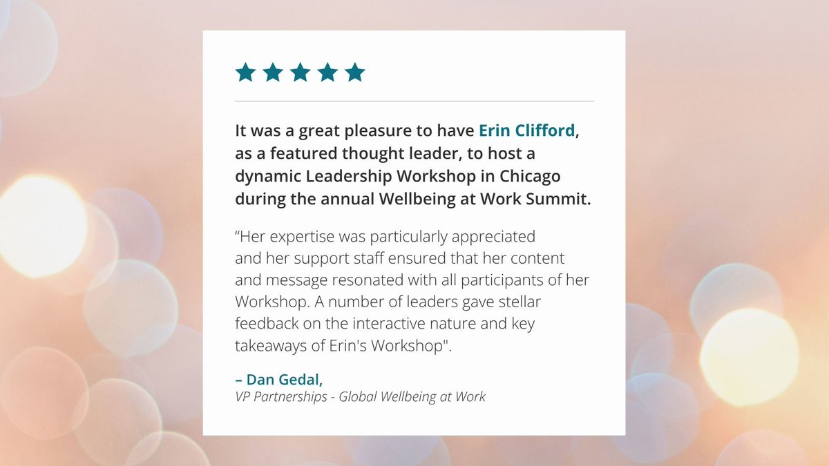 ErinWellness's tweet photo. Grateful to speak with leaders committed to creating healthier workplaces. Thank you, Dan, for the kind words, and to the Wellbeing at Work Summit for such an engaged discussion. The best insights come from the experiences and perspectives shared by participants. https://t.co/ZXfppTt1MH