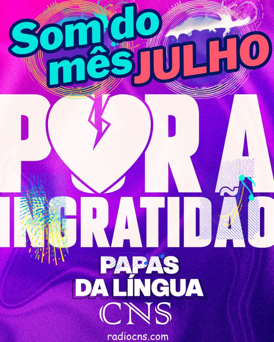 radiocns's tweet photo. #PuraIngratidão é o #SomDoMês na #CNS ► https://t.co/RGoQ6aAIOn 🎧️ ✌️
#Omelhordopop #Aradioqueligavoce #Canoas #hitz #webradio #radioonline
#NowPlaying #Playlist #FanáticosPorMúsica #radio #FifaWorldCup #CopaDoMundo #LigaNaCNS #PapasDaLíngua https://t.co/ZPoF3isZMb