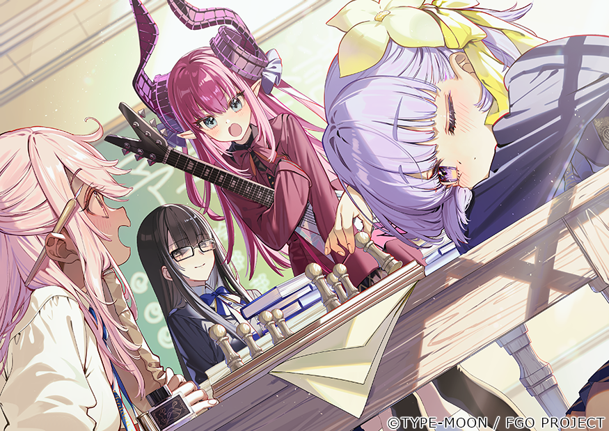 ebiebieshrimp's tweet photo. 「Fate/Grand Order Fes. 2026 カルデア学園祭 ～11th Anniversary～」にて文化部エリアのイメージアートを担当させていただきました！よろしくおねがいします！🎊
#FGO #FGOフェス https://t.co/GuL1oSOWpA