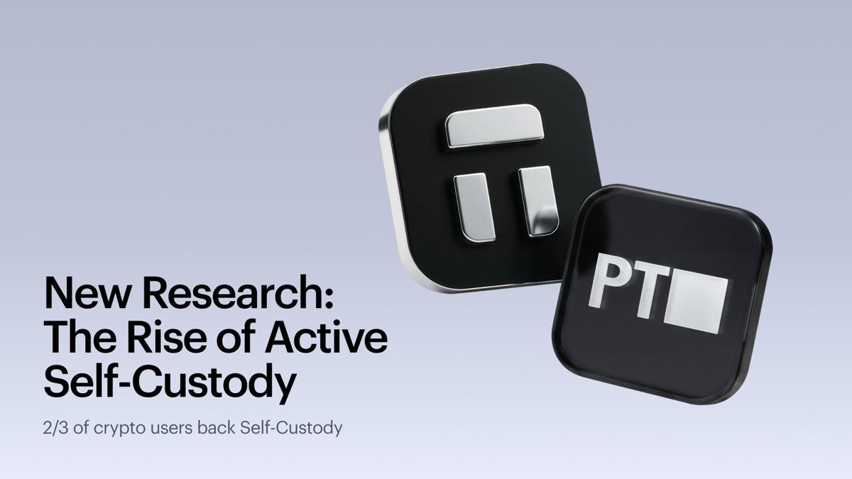 Tangem's tweet photo. New research challenges a common myth about cold wallets.

Across 3,172 U.S. holders studied by Protocol Theory, self-custody users turned out to be the most active traders, not passive savers. Two-thirds now prefer this approach.

Full report👇