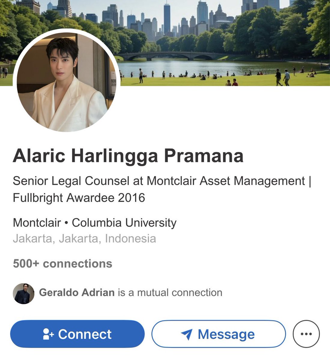thrillingsun's tweet photo. the fun one, everyone’s sun, the known anchor—alaric harlingga pramana. https://t.co/NAtmCh2OXn