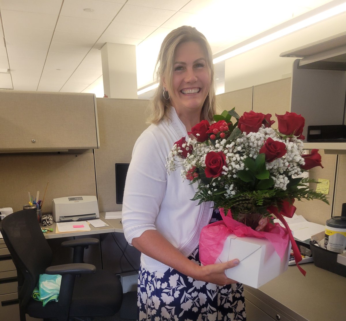millburycu's tweet photo. Congratulations to Amy Orsi for reaching a milestone of 25 years of service at MCU!   To mark the occasion, Amy was presented with an engraved commemorative rocking chair at a celebratory breakfast in front of her family and colleagues. https://t.co/ThrFJSXaoP