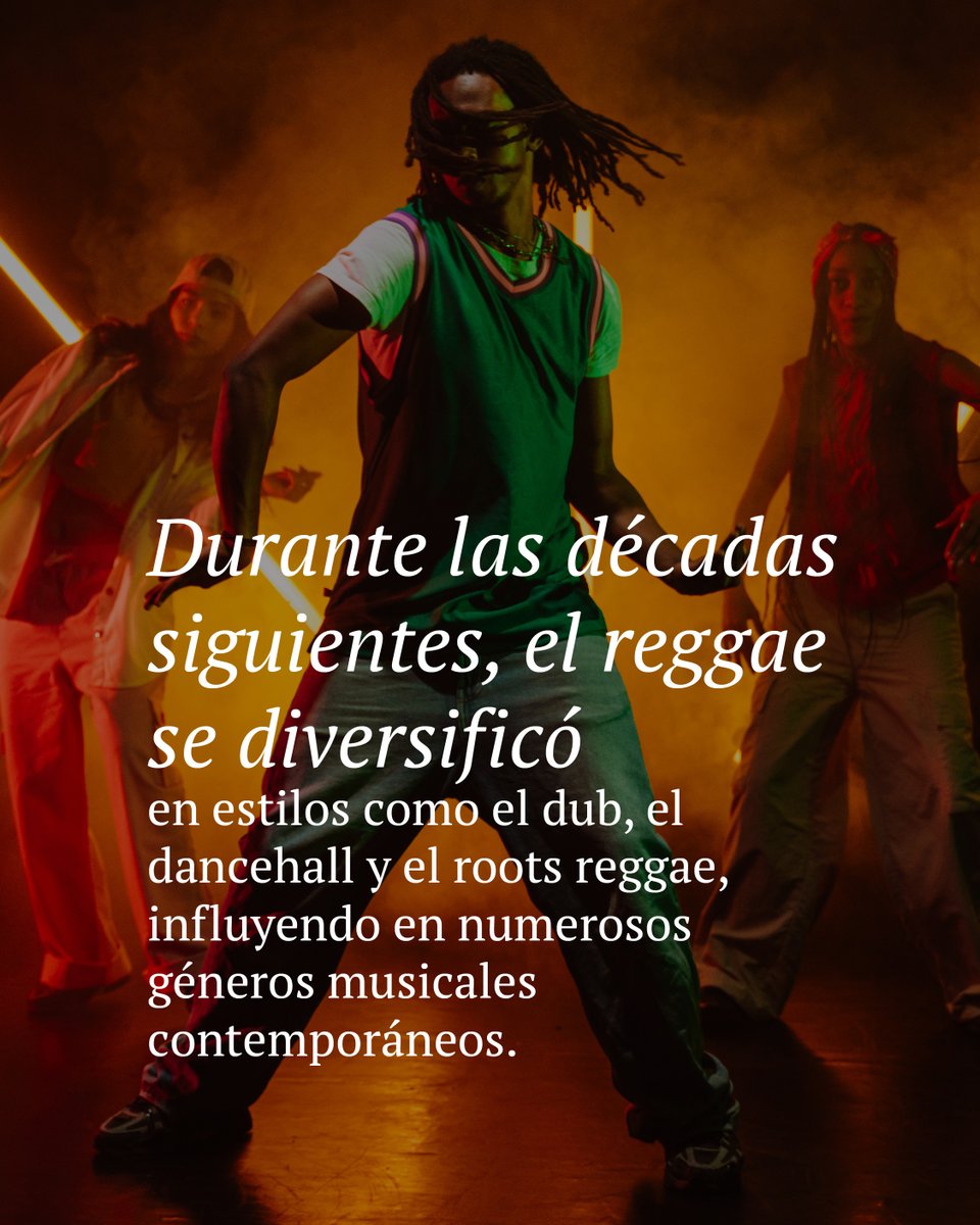 salaBBK's tweet photo. El reggae nació en Jamaica y evolucionó desde el ska y el rocksteady 🎶🌍

Más que un género, es mensaje, identidad y conciencia que ha cruzado fronteras.

💬 ¿Qué te transmite a ti?

#Reggae #SalaBBK https://t.co/f6fYLvBDtY