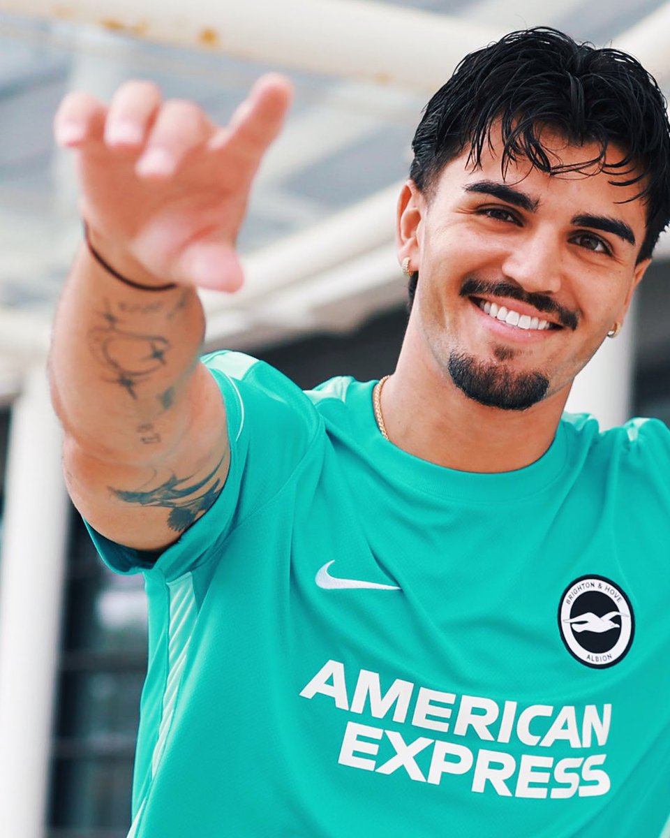 OfficialBHAFC's tweet photo. Pascal in our 26/27 training kit, available now! 😮‍💨 https://t.co/hqN7x2Flc2