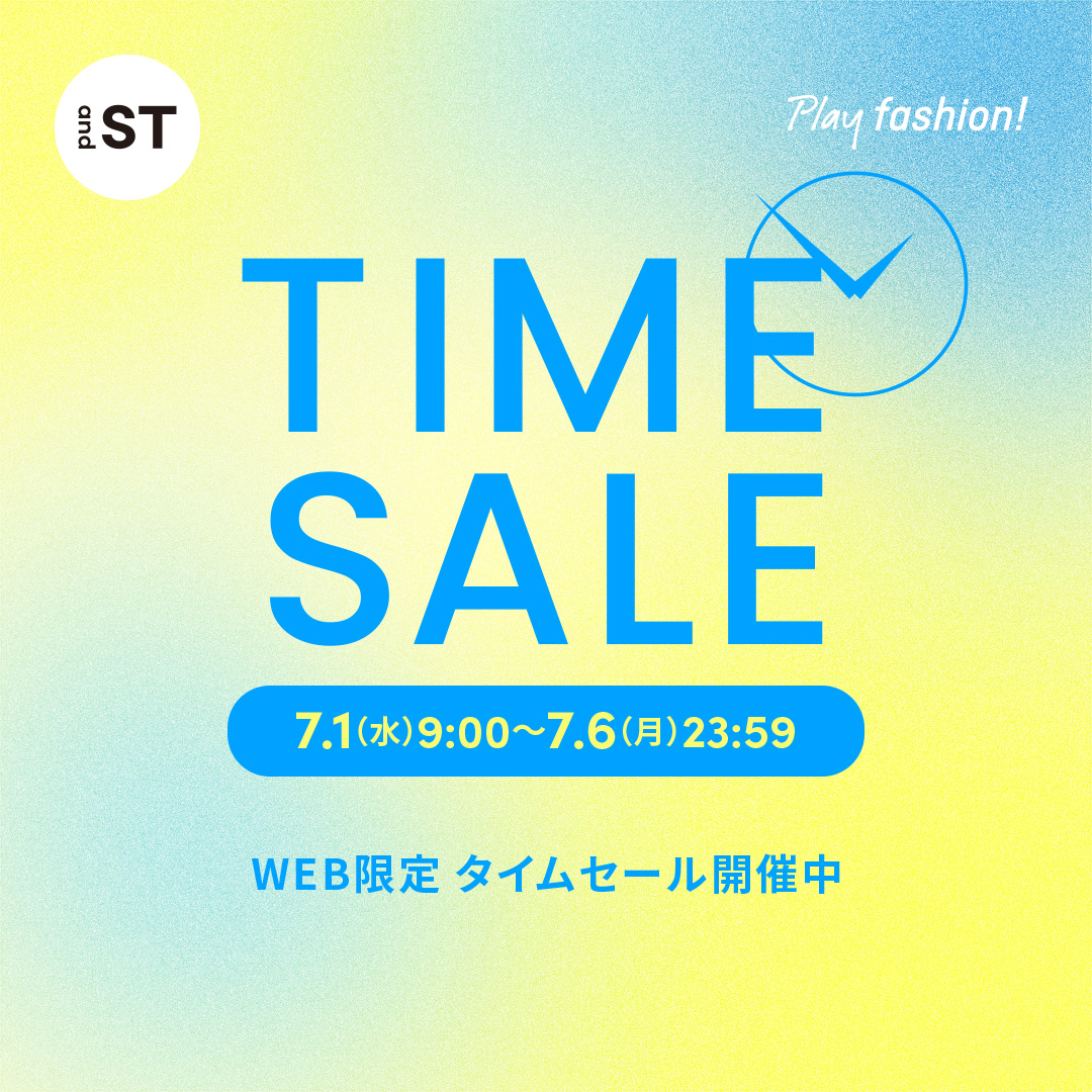 elura_official's tweet photo. ／
TIME SALE⏰
＼

andST SUMMEE SALEに合わせて🌻
WEB限定でタイムセールも開催中📣
さらにお得にお買い物ができるチャンス✨

#Elura #エルーラ
対象アイテムはここから https://t.co/1YDTqciSpV https://t.co/Wh0ODBPjhP