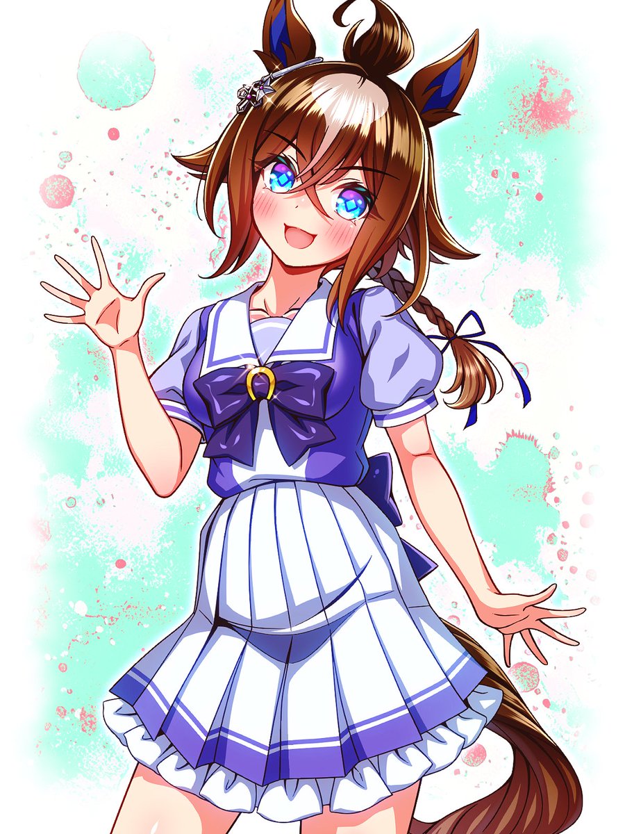 sugimotty_nova's tweet photo. エピファネイアさん制服絵
#ウマ娘 https://t.co/lkH9OPG1gv