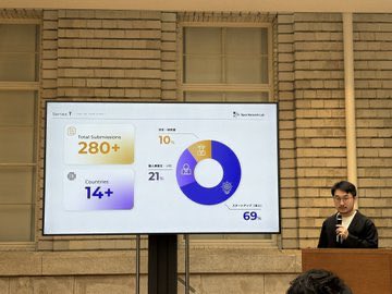 Soba70395107's tweet photo. OpenAI x OnlabのSeriesT ファイナリストとして選出され、京セラ美術館光の間でピッチしてきました！

上位3社に入ることはできませんでしたが、審査員の方々からDR AgentへのFBをいただき非常に良い機会になりました

ファイナル進出で獲得した1万3100ドルのトークンクレジットを活用して事業を成長させます！
#IVS2026