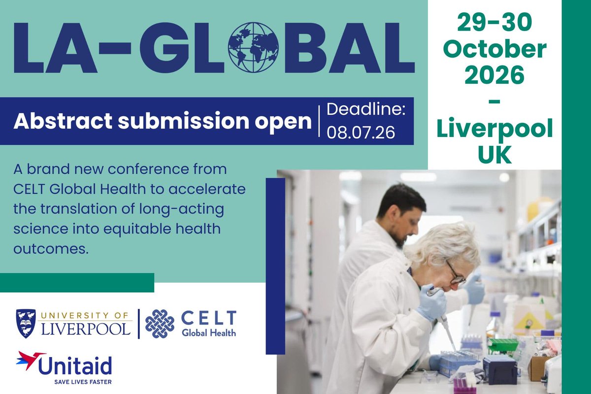 CELTLiverpool's tweet photo. 🌟LAST WEEKS OF EARLY BIRD TICKETS

LA-GLOBAL has early bird pricing available until 22 July

We wanted to make sure this offer existed beyond the abstract submission deadline (8 July), but it's open now for anyone who wants to take advantage
https://t.co/KELb6H3UFI
#LAGLOBAL https://t.co/zk199ZUpFt