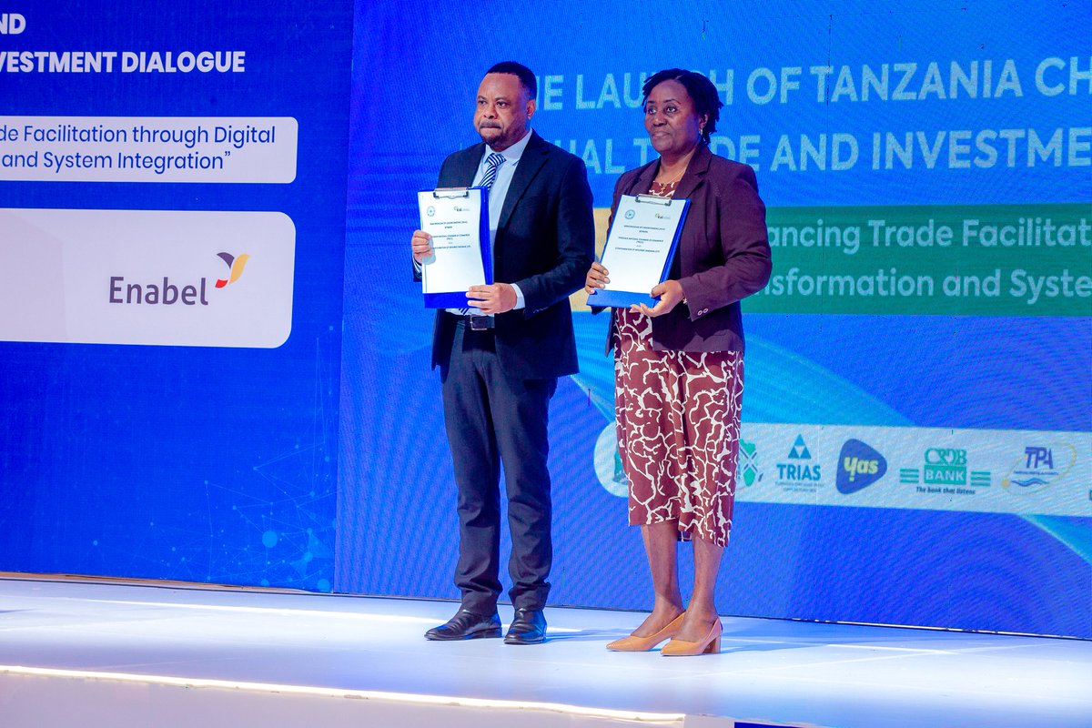 TanzaniaCTI's tweet photo. Yesterday, 30th June 2026, the Confederation of Tanzania Industries (CTI) joined the Tanzania National Chamber of Commerce (TNCC) at the Johari Rotana Hotel for the official launch of the Tanzania Chamber Portal and the Annual Trade and Investment Dialogue 2026, a landmark moment for Tanzania's private sector.

CTI and TNCC signed a Memorandum of Understanding to deepen our collaboration, expand market areas, strengthen B2B and business-to-investor connections, and accelerate innovation and technology transfer across Tanzania's industrial sector.

The private sector is most powerful when it speaks with one voice. Today, that voice got stronger.

#CTI #TNCC #Tanzania #TradeDialogue #IndustryLeaders #Innovation #MOU2026 #PrivateSectorTanzania

@tcciahq2