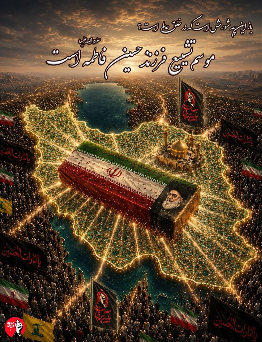f_jozani's tweet photo. اشک، زبان دلتنگی است؛ اما حضور، زبان وفاداری.
در تشییع پیکر مطهر قائد شهید امت، با گام‌هایمان عهدی دوباره با آرمان‌های او ببندیم.
#باید_برخاست
#آقای_شهید_ایران https://t.co/QeC5yL0sVG