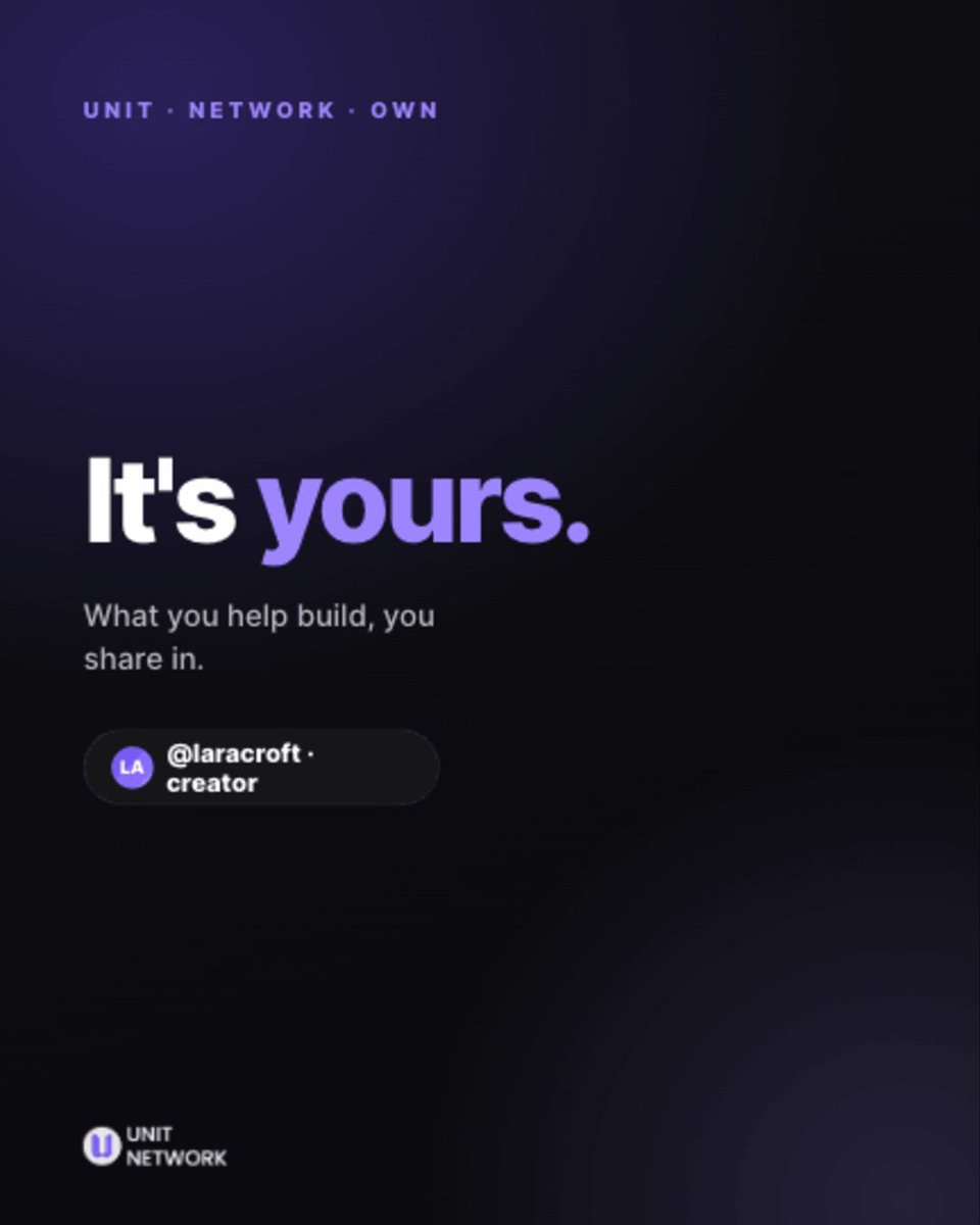 theunitnetwork's tweet photo. Own your identity.
Own your assets.
Own your participation.

Ownership is where every economy begins.

https://t.co/N0uLiV9iGN

#TokenEconomy #DigitalOwnership https://t.co/2AAKDkRaEN