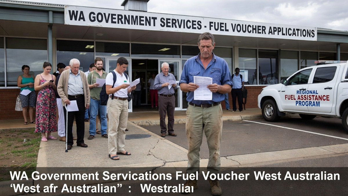 TodayAus's tweet photo. West Aussies hit tech snags on day one of the $100 fuel voucher rollout, with verification loops and ServiceWA app woes leaving many frustrated. Have you tried claiming yours yet? 

#FuelVouchersWA #ServiceWA #CostOfLiving

https://t.co/g5n4p2gJK3 https://t.co/1GVeSHaAQY