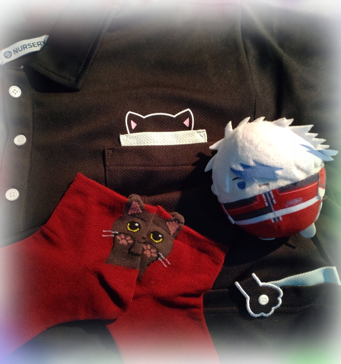 junryo0622's tweet photo. 実技試験は動きやすい服装（なら何でも可）とゆうことで😻ちゃんのﾎﾟﾛｼｬﾂ👕＆ｿｯｸｽ🧦（誕ﾌﾟﾚ）という勝負服で挑みました🤭 https://t.co/JVmYX1JjWx