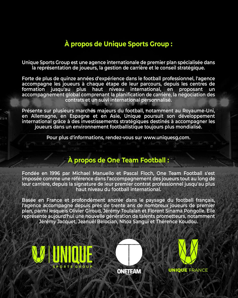 UniqueFrance_'s tweet photo. Nous sommes heureux d’annoncer notre partenariat avec USG pour lancer Unique France 🇫🇷 
Cela marque notre volonté d’être plus présent et compétitif à l’international au sein d’une entité globale déjà présente dans plusieurs pays.

@UniqueSG https://t.co/8JXWePus5j