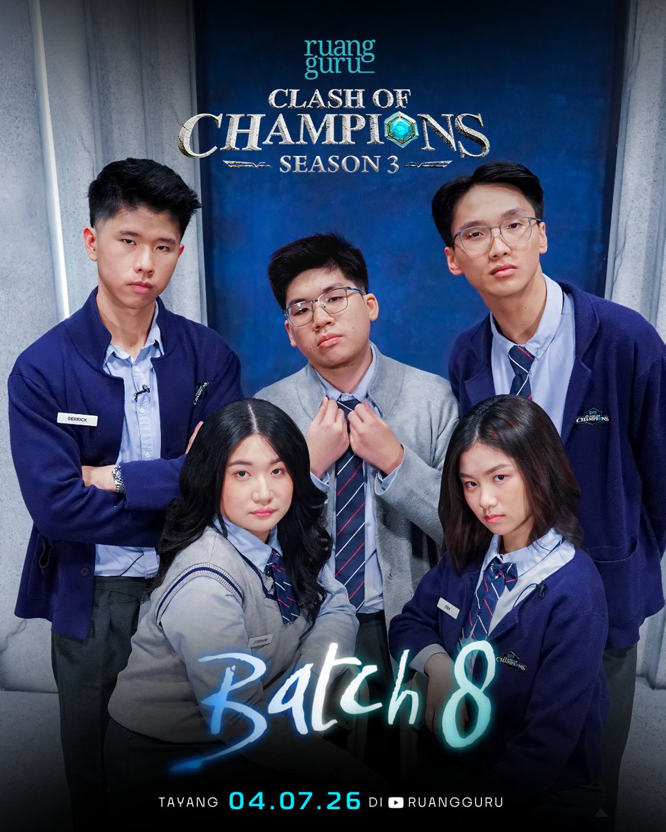 ruangguru's tweet photo. Introducing Another Universe in Clash of Champions Season 3 ⚔️🔥

Pesaing baru hadir di musim ketiga Clash of Champions! Mereka datang dari berbagai kampus dunia 🌍 https://t.co/S0vqzjJmSw