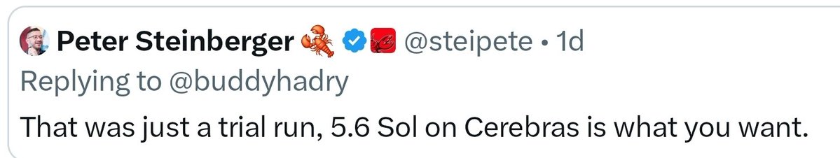 dangerm00se's tweet photo. @DJLougen @jaro3th @cerebras @selim_aktas2 If this is true it's going to be something else https://t.co/jAWhwDN8J6