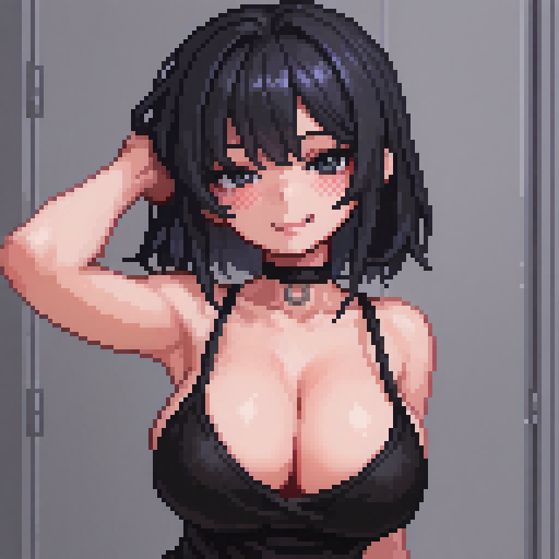 Hey there 😊🥵 #pixelart #ドット絵