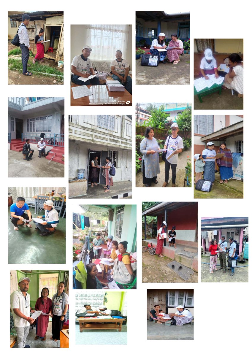 MeghalayaGov's tweet photo. Booth Level Officers Commence Door-to-Door Distribution of #EnumerationForms Across #EastKhasiHills @DiprMeghalaya @abaranwal89 @DC_EKH @ceomeghalaya (https://t.co/7daOdKxQYh) https://t.co/pQ1pJ6PhVV