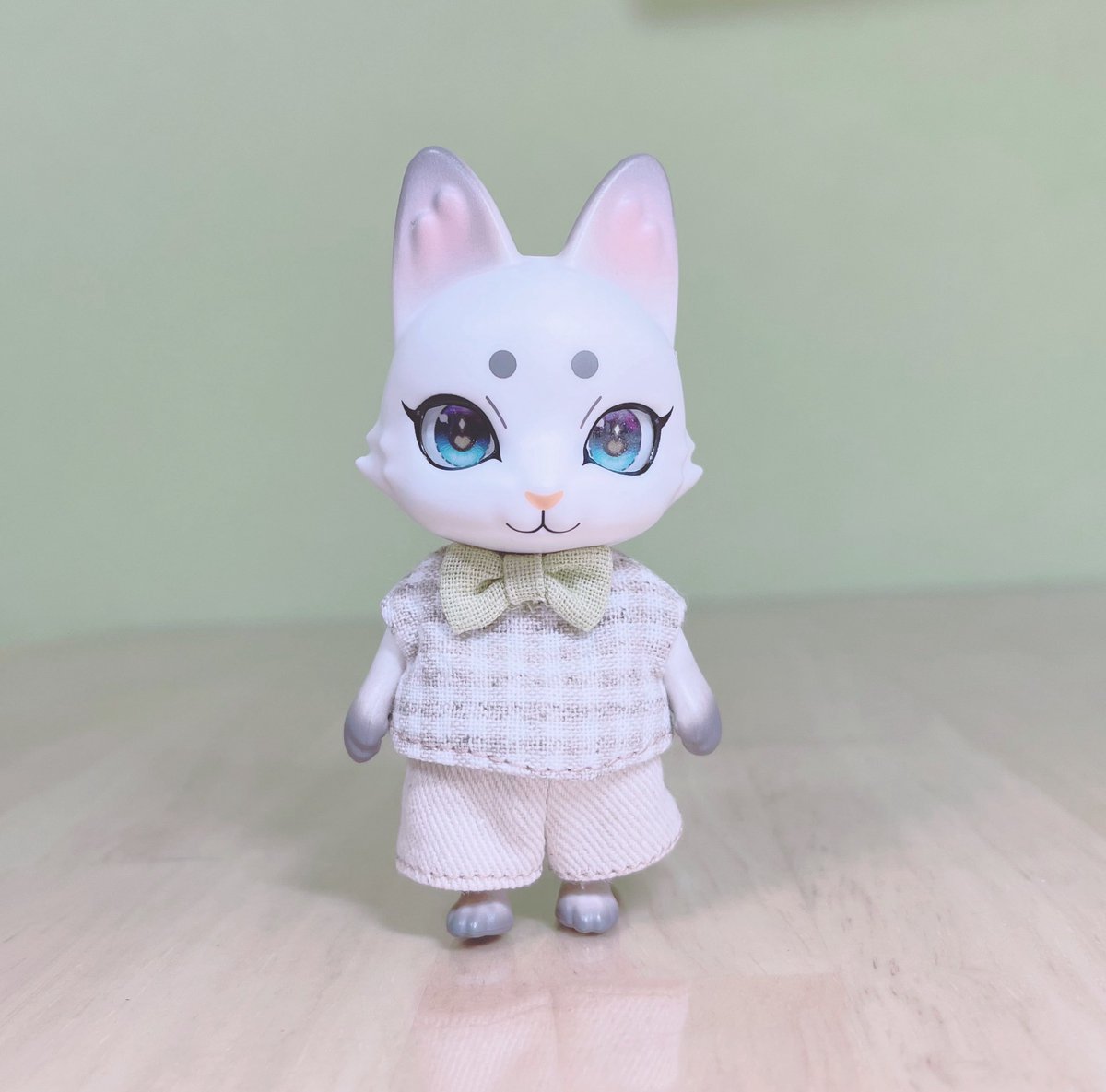 カプセルドールのハクちゃんにお洋服を作りました！ トップスは型紙も