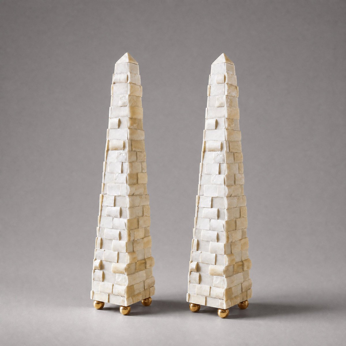 Fine_Antiques's tweet photo. Andrew Allfree’s decorative obelisks sit like miniature monuments, their quiet presence shaping any mantel or console. Hand-finished patina and precise proportions reward close inspection. Message for dimensions and provenance. #antiques #HomeDecor https://t.co/kYz2luMiM4 https://t.co/18NxPoKHJw