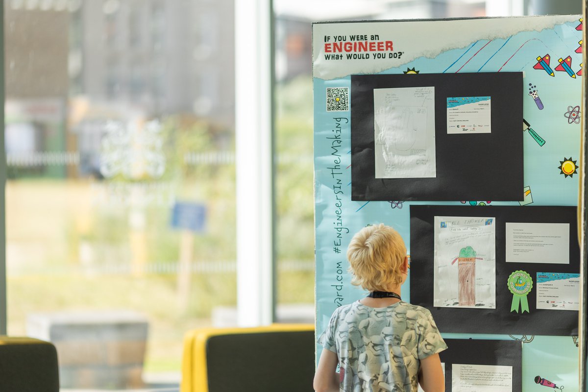 primaryengineer's tweet photo. Ideas, innovation and engineering ambition took centre stage at the University of Lincoln as we celebrated the pupils of East Central England region of our ‘If you were an engineer, what would you do?’ competition. 📷 https://t.co/WDKy77u53Z