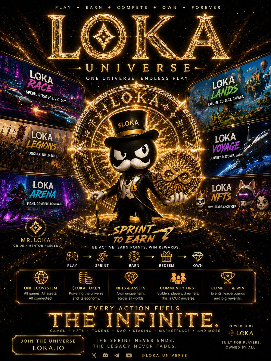 wrightnick268's tweet photo. Step into the LOKA Universe 
Play. Earn. Compete. Own.
Race, battle, explore, and collect while building your journey across the LOKA ecosystem. ⚡💎
Every sprint fuels the infinite.
This isn't just a game, this is LOKA.
@Mr_Loka1 #LokaUniverse  #Web3Gaming https://t.co/E1eslcBFp1