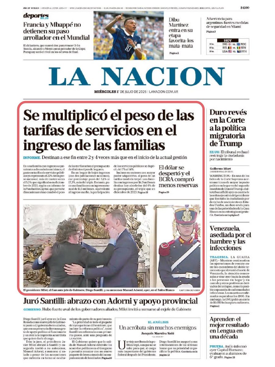 mayrasmendoza's tweet photo. Se están agotando los recursos para escaparse del ajuste permanente porque la verdadera salida es hablar del nivel de salarios y del de las tarifas. Ya pasaron más de cinco años desde que @CFKArgentina dijo que teníamos que discutir el realineamiento de esos y otros precios.

Cuando no se entiende el significado del reclamo por la libertad de Cristina, acá tienen un ejemplo: tenerla secuestrada es la forma del poder real de silenciar a la gente en la discusión por la distribución del ingreso, porque la voz que los representaba allí era la de ella, y ahora ninguna otra.