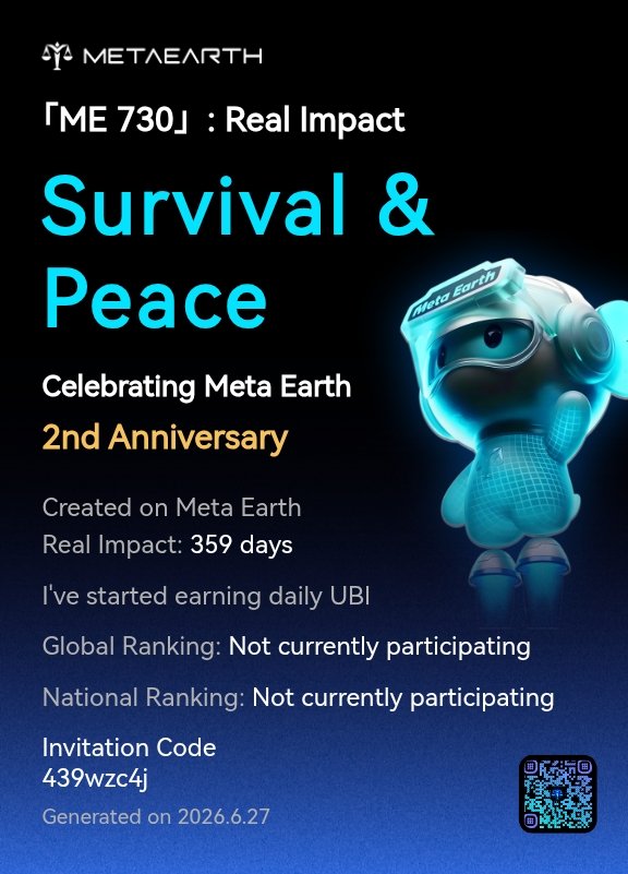 Felicityom58941's tweet photo. 「ME 730」: Real Impact I’ve started earning daily unconditional basic Income and helping more people do the same. Create your impact with us and win up to $20,000 in rewards! Join here:... Read more:
https://t.co/BqCUba4CHO https://t.co/RC6zjnigkS