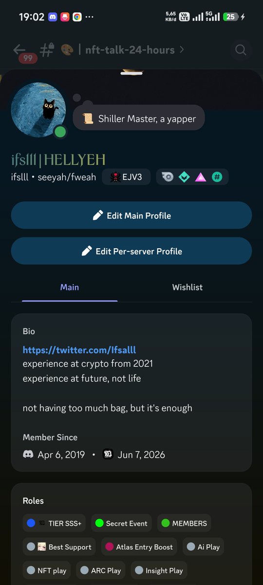 Ifsalll's tweet photo. just got TIER SSS+ at @emperorjournal_ didn't expect this fast to having this role, joined 7 June not 1 month in the discord and already got it. Big thanks to @GuarEmperor and staff for this opportunity. 

once again i'm glad to be EJ Families.

peace out fams🏴 https://t.co/6jGmAO8yNb
