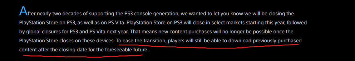 Kaydude456's tweet photo. Bro Playstation might even take away the games you bought digitally on storefronts. The hell you mean for the "foreseeable Future"

@PlayStation #PlayStation #Console https://t.co/rbPWCzeK12