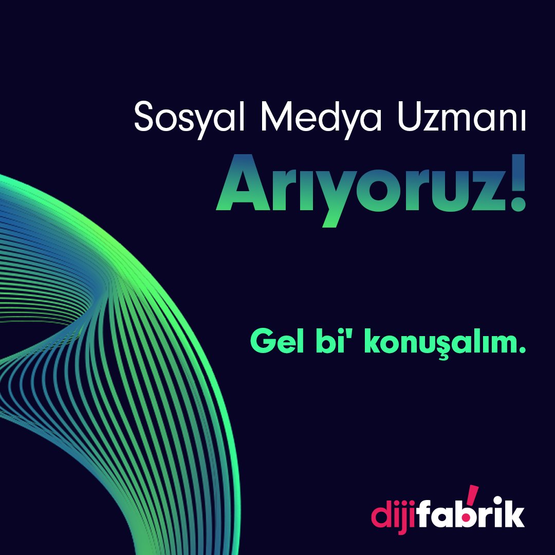 ajanshayvanlar's tweet photo. Sosyal Medya Uzmanı Arıyoruz!

– Tercihen iletişim fakültesi mezunu,
– Sosyal medya ve dijital pazarlama alanlarında en az 5 yıl ajans deneyimli,
– Sunum hazırlama ve sunma konusunda kendine güvenen,
– Dijital kampanya içerisinde sosyal medyayı maksimum verimle kullanabilen,
– İçerik ihtiyaçlarına göre ekipleri brief doğrultusunda yönetebilen,
– Markayla iletişim kurma ve markayı yönetebilme konusunda becerikli,
– Markasını yeni önerilerle besleyebilen, trendleri takip edip projelerine entegre edebilen,
– Sözlü ve yazılı iletişim becerisi yüksek,
– Türkçe imla ve yazım kurallarına hakim,
– İyi derecede İngilizce bilen ve İngilizce metin yazımı konusunda tecrübeli,
– İş süreçlerine hakim, ekip çalışmasına yatkın ve iletişim yönü güçlü,
– KPI verilerine dayanarak bunları raporlayıp müşteriye sunabilen,

CV ve portfolyonuzu REF: SMU başlığıyla ik@dijifabrik.com adresine bekliyoruz.