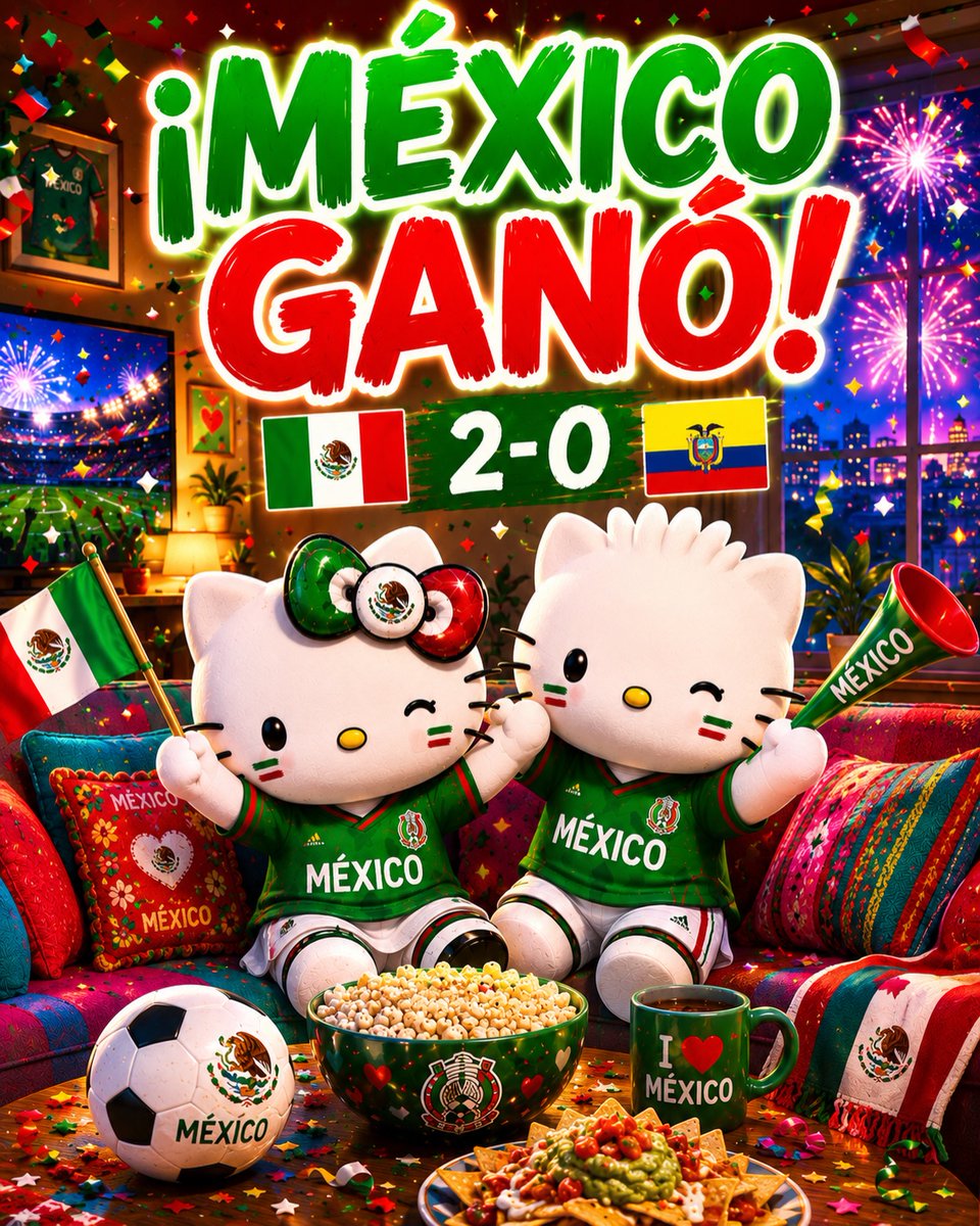 HelloKittyy753's tweet photo. i Mexico gano 🇲🇽 https://t.co/hylxKskkct
