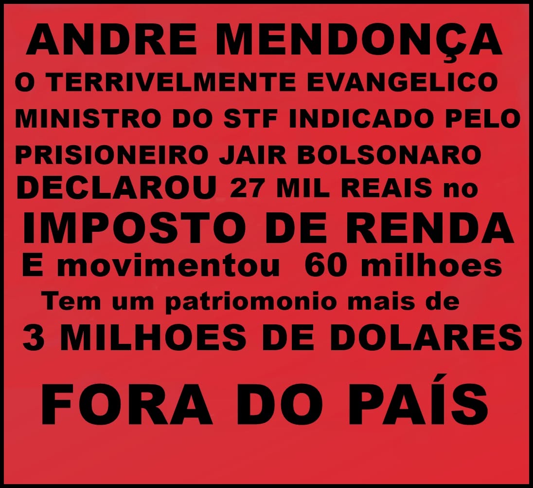 hanan_farah's tweet photo. O BOLSONARISMO DESTRUIU A MAIORIA DOS EVANGELICOS, TODOS QUEM SE  MISTURARAM COM A FAMILIA DE LADROES ESSE  É O RESULTADO, POR ISSO  QUE NAS VOTAÇÕES NO STF SÓ VOTA  CONTRA  O POVO E A FAVOR  DO BOLSONARISMO. https://t.co/FN94IIXnfE
