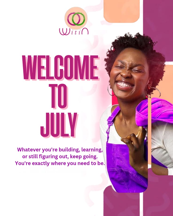 mywitin's tweet photo. New month, new momentum!
Whatever you're chasing this month, we're cheering you on.

Welcome to July! https://t.co/bUM1xplgg1