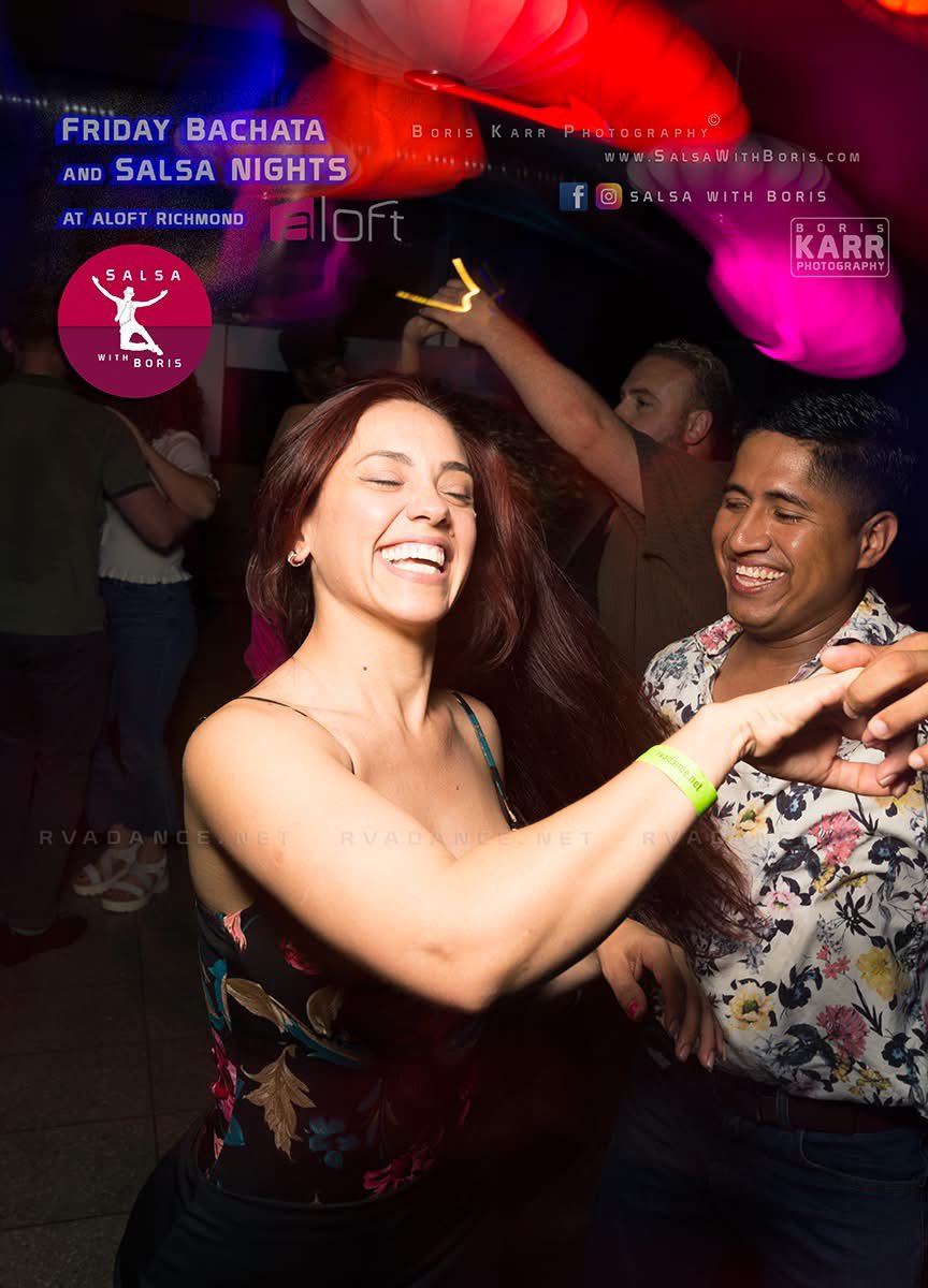 SalsaWithBoris's tweet photo. 📸 from 6/26/26 at 💃🕺 ALOFT Richmond 

Every  Friday &amp; Saturday 
• 8:30pm-12am 
• Playing Salsa, Bachata, Merengue and Kizomba 
• Intro Lesson 8:30-9pm 

Tickets at the door: 
$5 (cash) 
$5.99 (card) 

3939 Duckling Dr, 
Glen Allen, VA 23060

#salsa #bachata #kizomba https://t.co/O2vOSWq0Ee