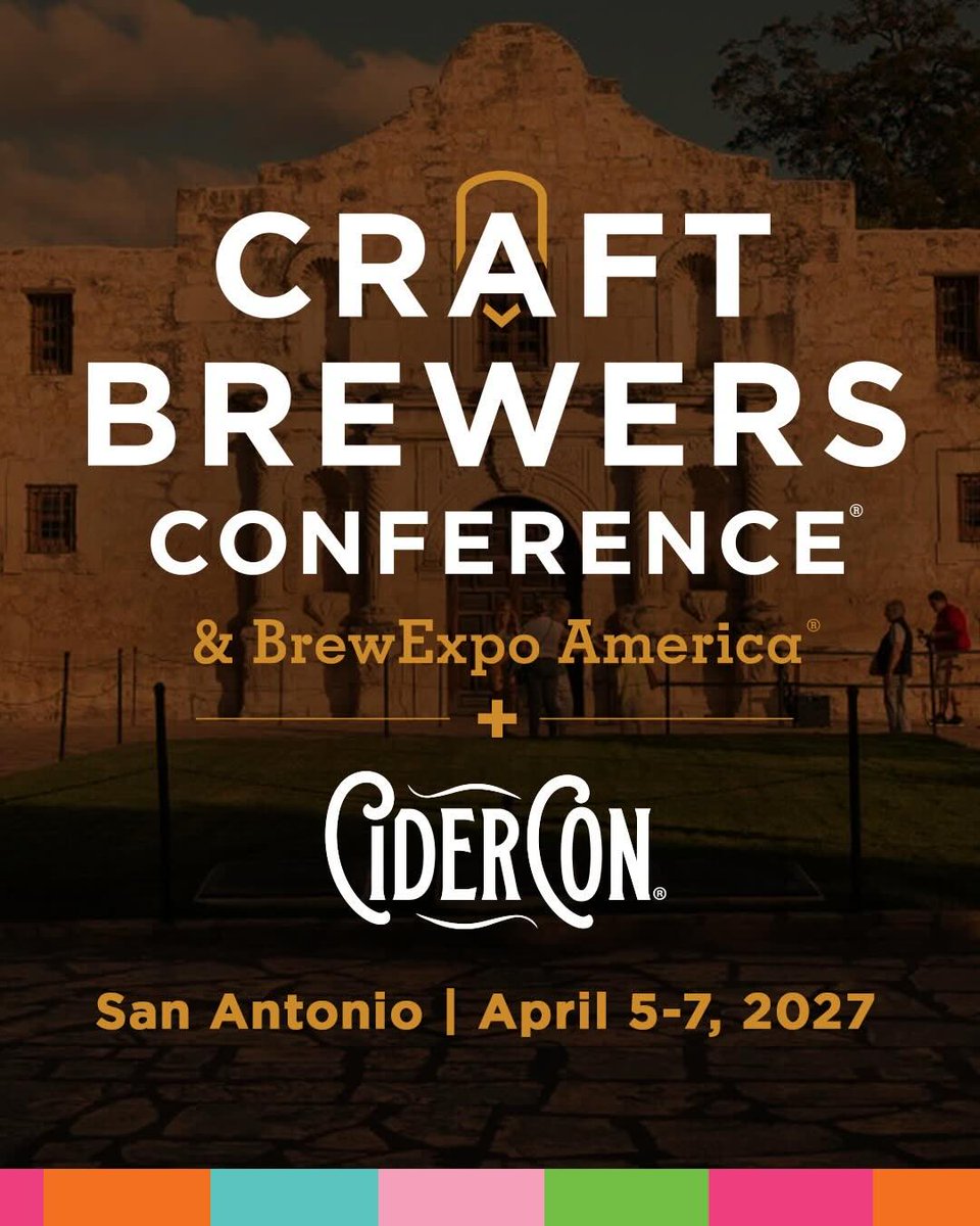 BREWPUBLIC's tweet photo. The Brewers Association and American Cider Association announced that CiderCon and Craft Brewers Conference &amp; BrewExpo America will co-locate in San Antonio, Texas in 2027.

https://t.co/pOgHaSlyDy

@PickCider @BrewersAssoc https://t.co/7XP6atOdlZ
