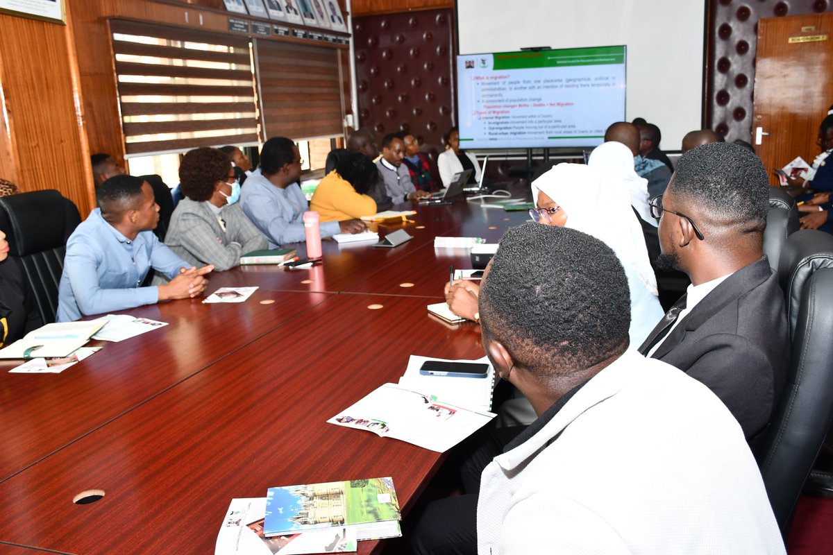 NCPD_Kenya's tweet photo. Bridging academia & policy for better migration governance.
Today, NCPD hosted 40 diploma students from the Tanzania Regional Immigration Training Academy (TRITA) for a strategic study tour. Representing the Ag. Director General, Dr. Isabell Kiplagat and @LucyKimondo underscored the vital need to collaborate with academia to develop evidence-based policies on emerging migration issues.
Dr. Gabriel Lubale (KIMS) lauded the partnership between KIMS, UoN-PSRI, and TRITA, highlighting its role in deepening regional knowledge and bolstering East African cooperation. 🌍🇰🇪🇹🇿
#MigrationGovernance #PopulationDev #RegionalCooperation #PolicyAndAcademia #TRITA #NCPDKenya