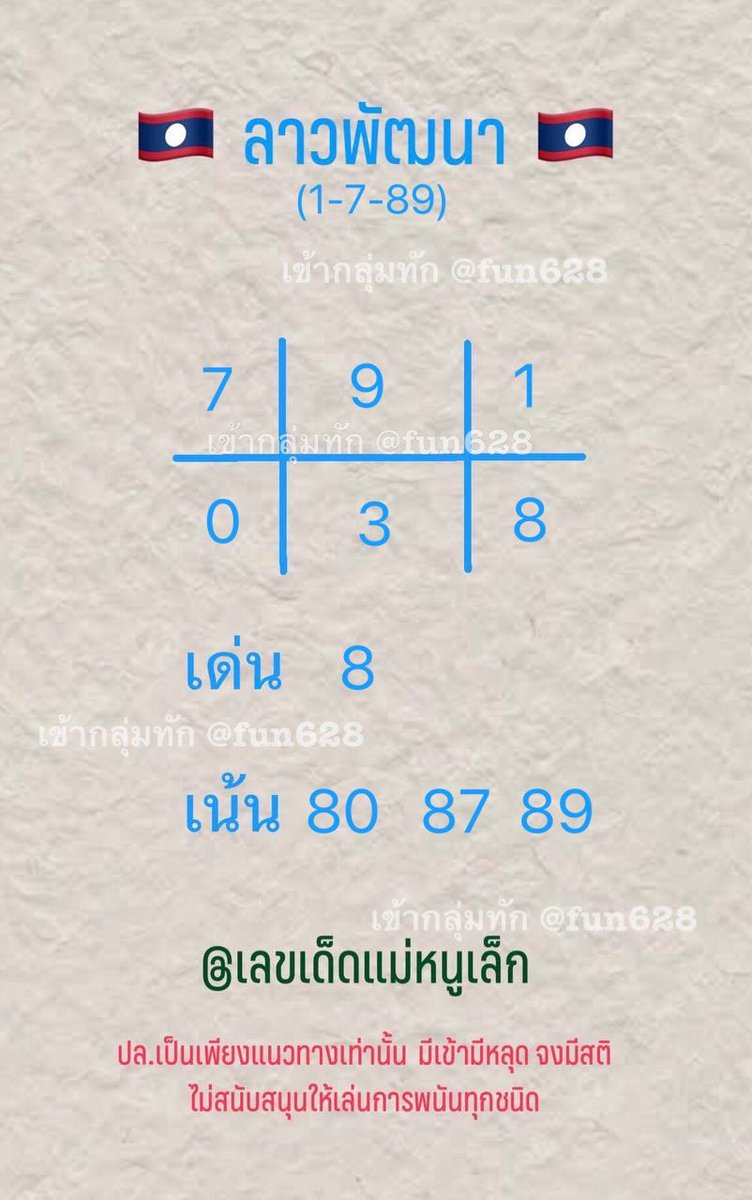 Aommei12's tweet photo. 🇱🇦🇱🇦  👇🏻 มาาาาาา เริ่ม!!! 👇🏻 🇱🇦🇱🇦

มีเว���า  1  ชม.  ลืมลง  😂😂

📌กติกา
1. กดติดตาม แม่หนูเล็ก @Aommei12 
2. กดไลน์ กดแชร์ โพสนี้
3. ทายผล 2 ตัวล่างลาว วันนี้ 🇱🇦
4. ทายถูก สุ่มแจก 2 คน รับเครดิตแทงฟรี 200฿
5. ทายได้คนละ 1 เลข
6. ปิดรับทายผล 20.00น

👇🏻ขอให้โชคดีกันนะลูกๆ 👇🏻

เริ่มมมมมม!!มาาา

พิกัดรวย!! :  👇🏻
 https://t.co/MU0KRtisfI