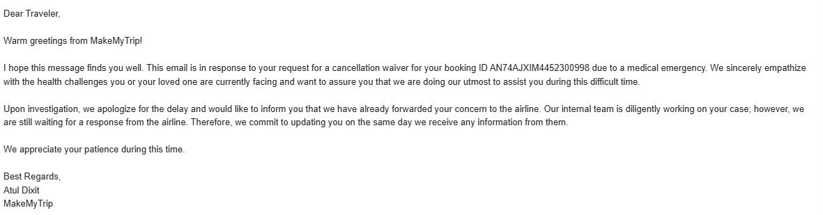 SagarKunte's tweet photo. @airindia @makemytrip Most pathetic experience. MMT app 1 week ago shows tracking status that AirIndia has paid refund for my flight. Then the status changes to not paid. Air India closes my case saying they have paid to MMT and to follow up with MMT. Now both are lying https://t.co/LxzPwMYCuR